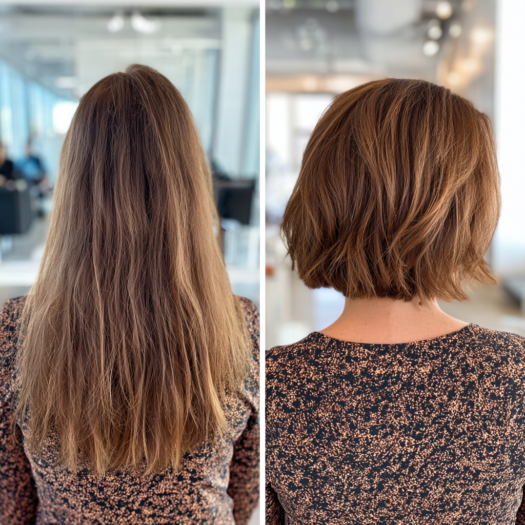 Chic Textured Light Brunette Bob with Subtle Layers