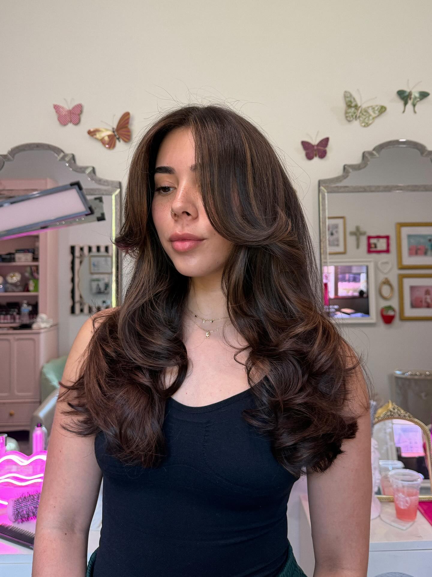 Luxurious Deep Chocolate Waves with Seamless Layers