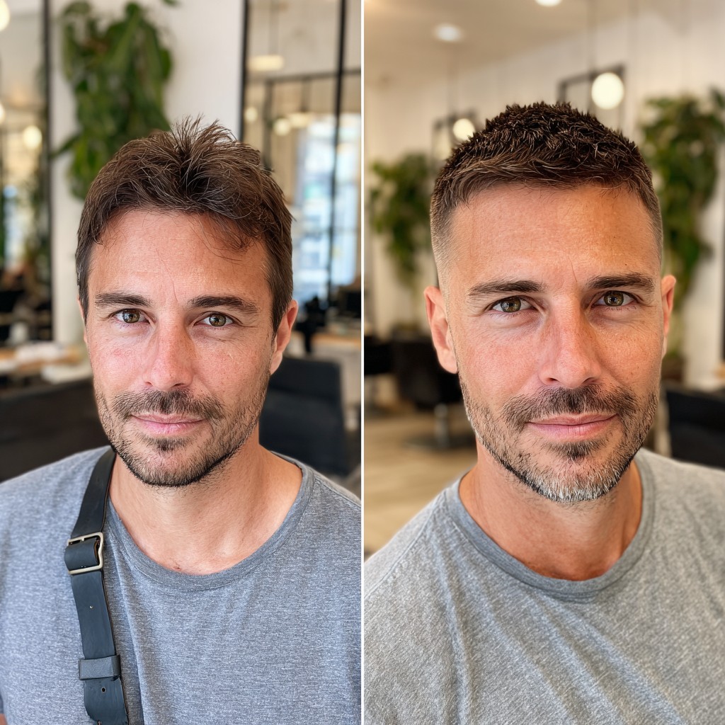 Refined Brush-Up with Subtle Taper