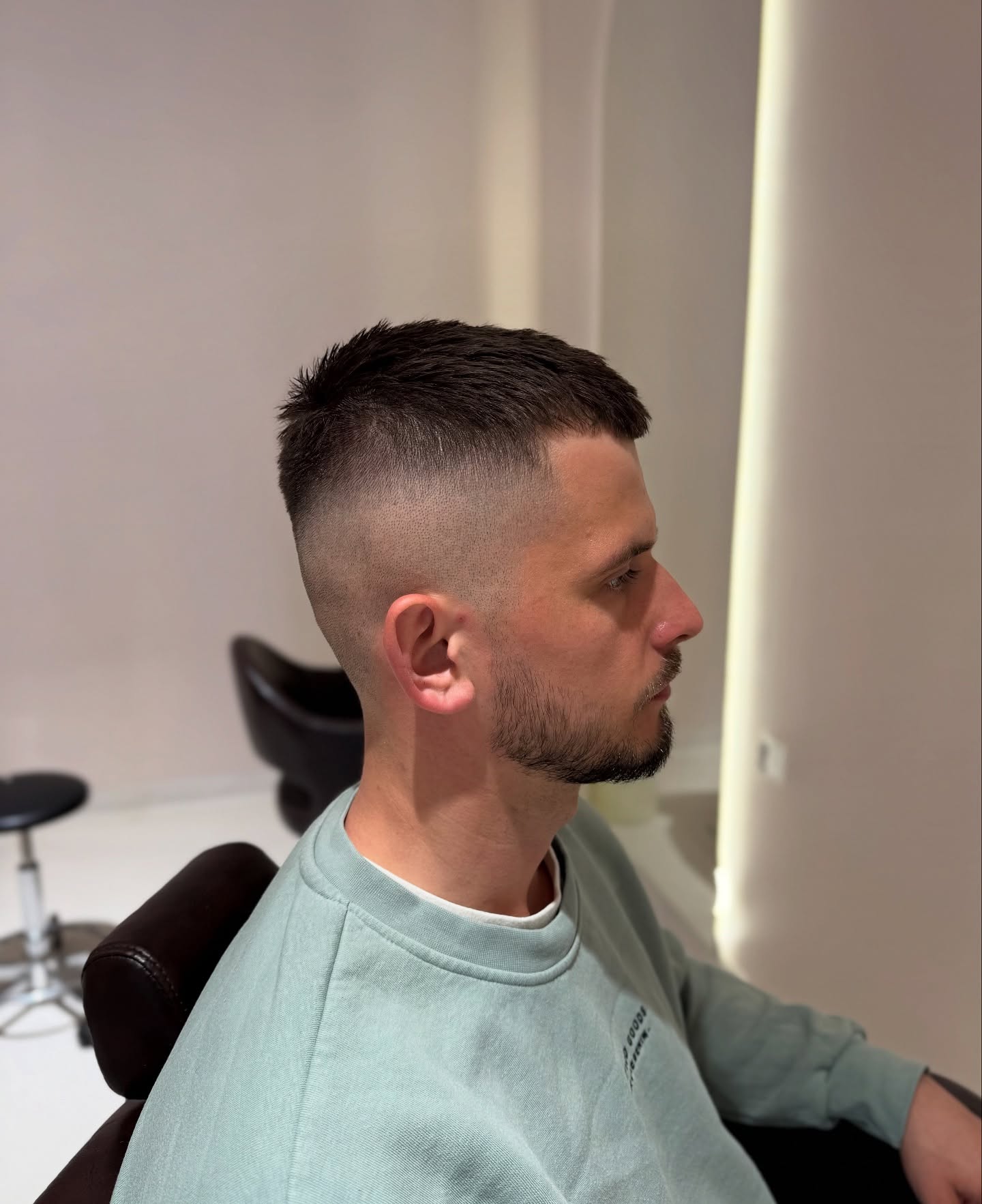 Refined Textured Crop with Precision Fade