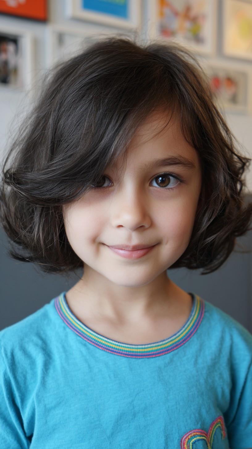 Sanfte, zarte Wellen mit dezenten Spitzen