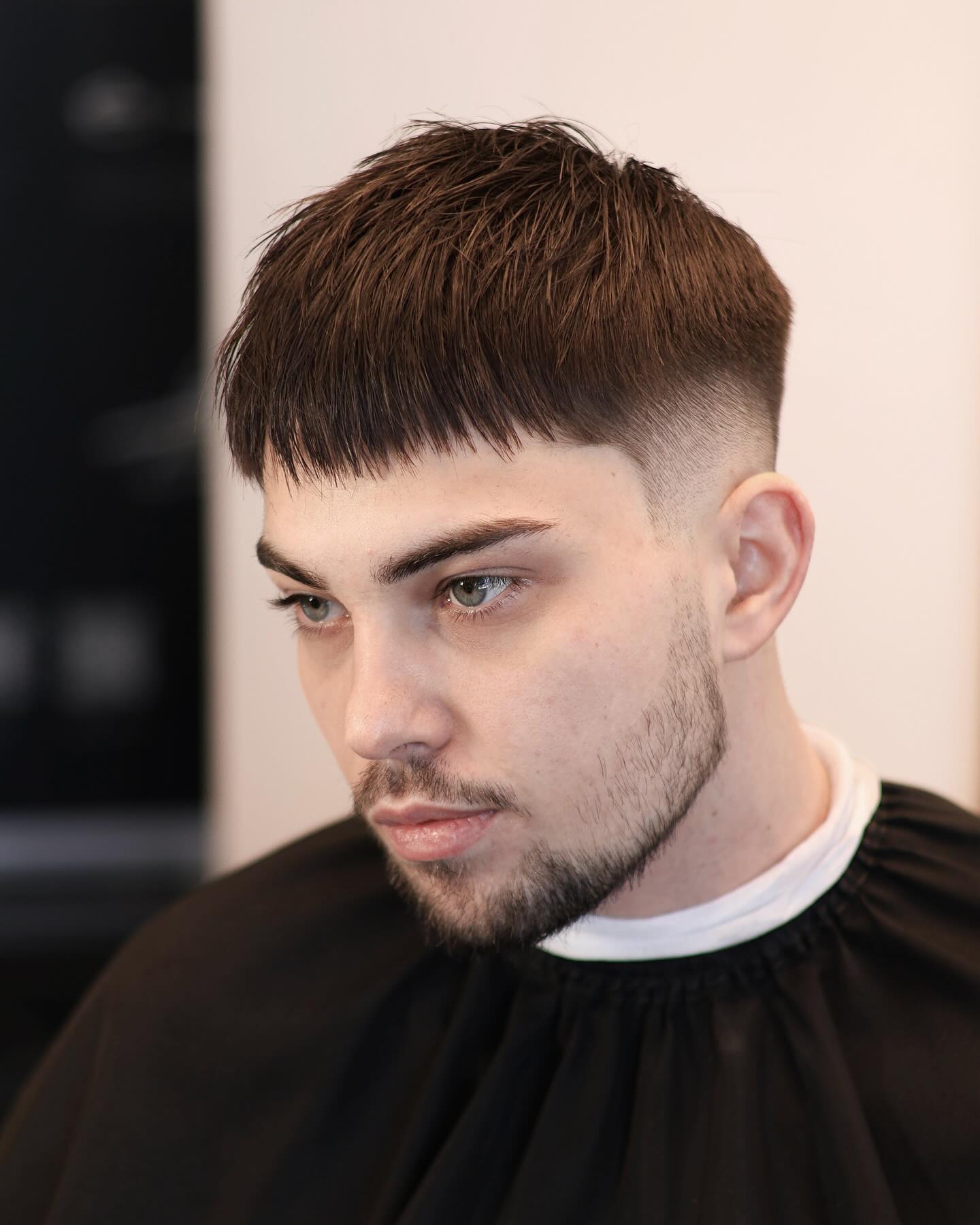 Textured Fringe with Defined Temple Fade