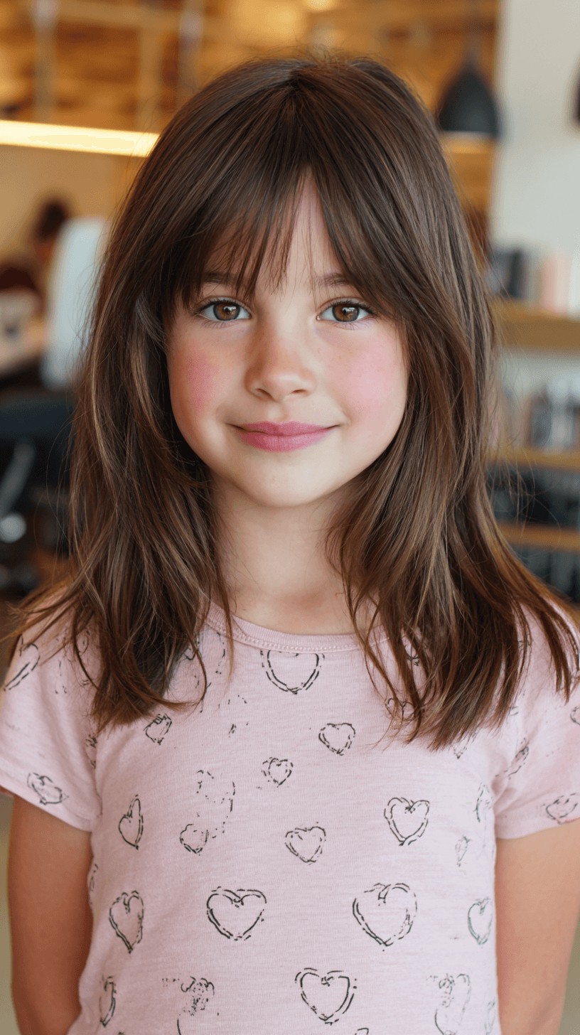 Textured Tousled Bob with Curtain Bangs