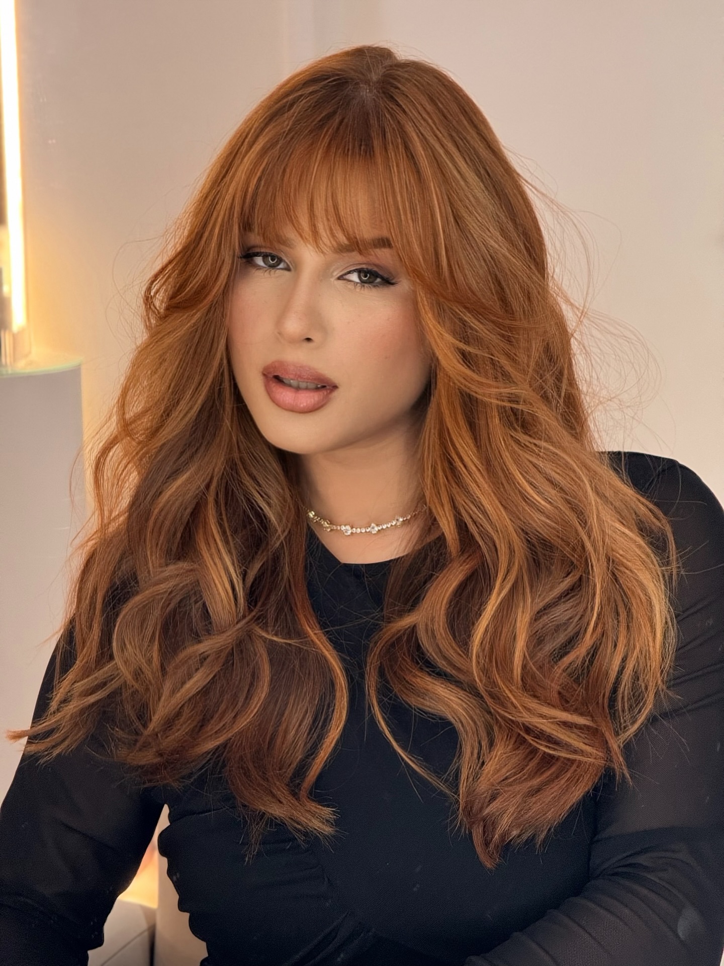 Fiery Sienna Melange with Sun-kissed Copper Undertones