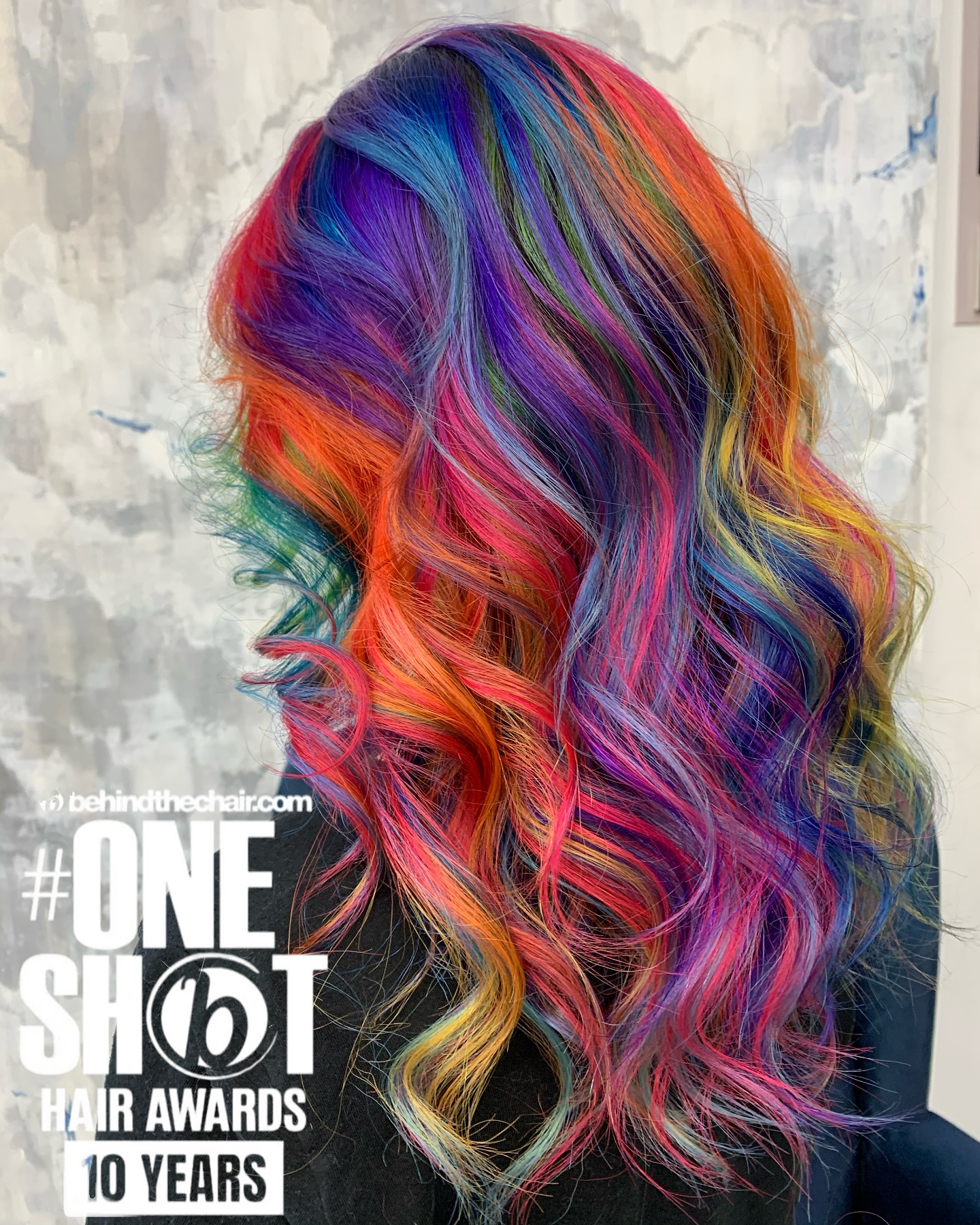 Luminous Jewel-Tone Ribbon Curls