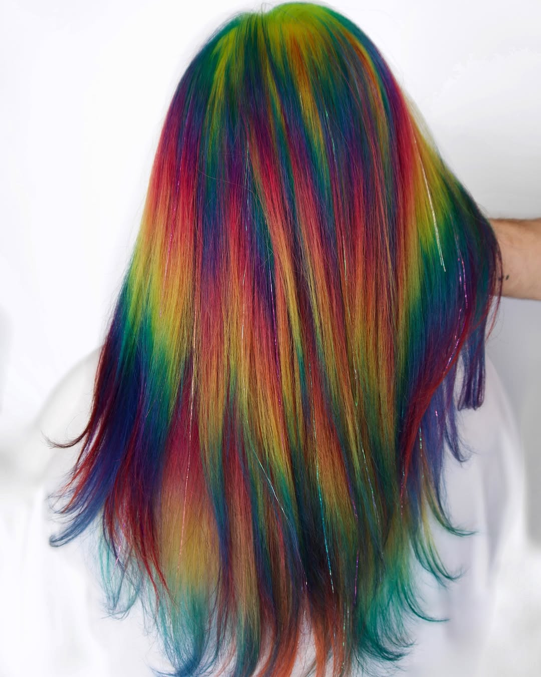 Rainbow Spectrum Layered Long Hair