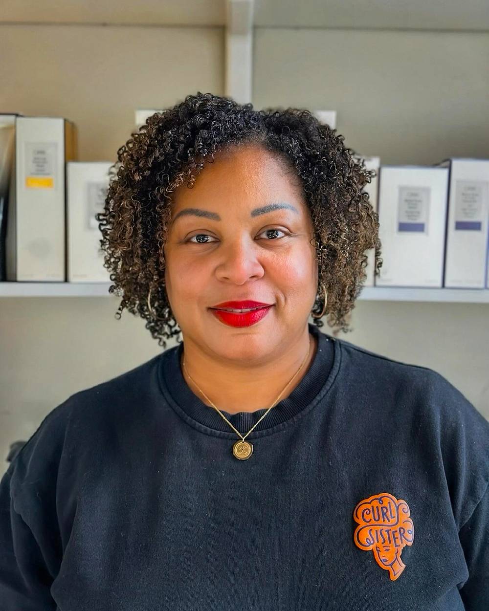 Textured Curly Layered Cut with Defined Bounce