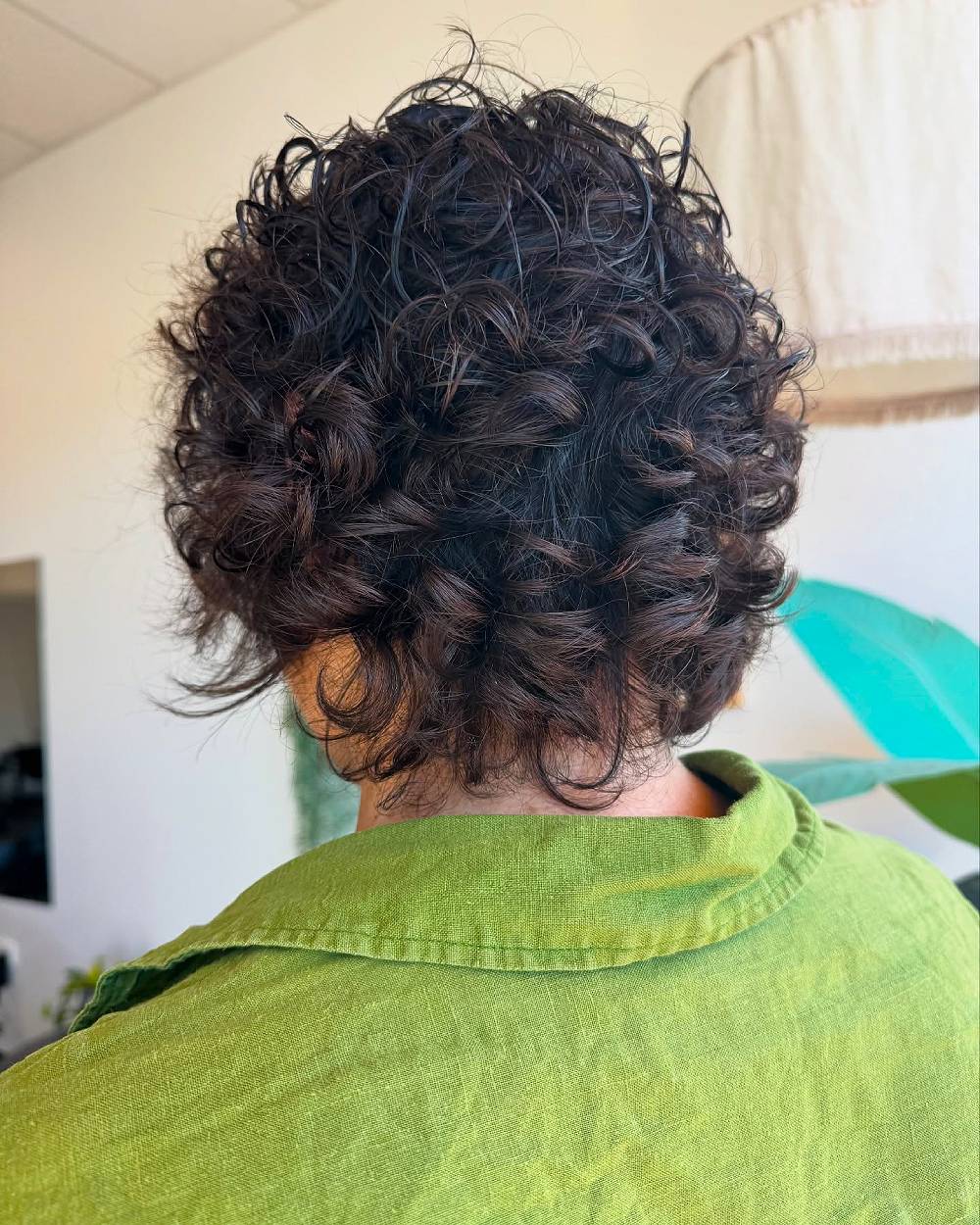 Textured Curly Shag with Defined Layers