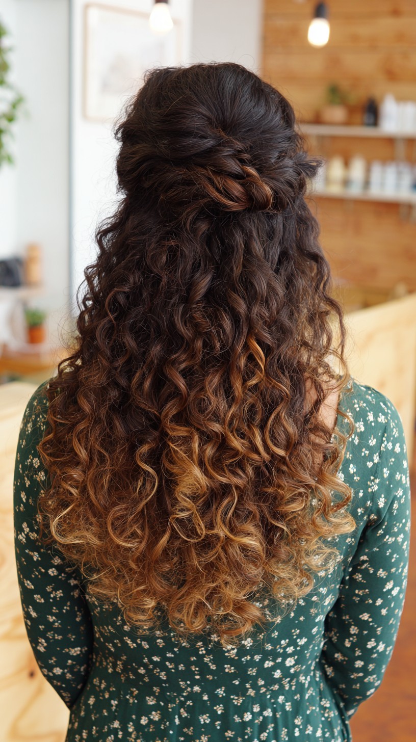 Locken mit Twist-Effekt für natürliche Eleganz