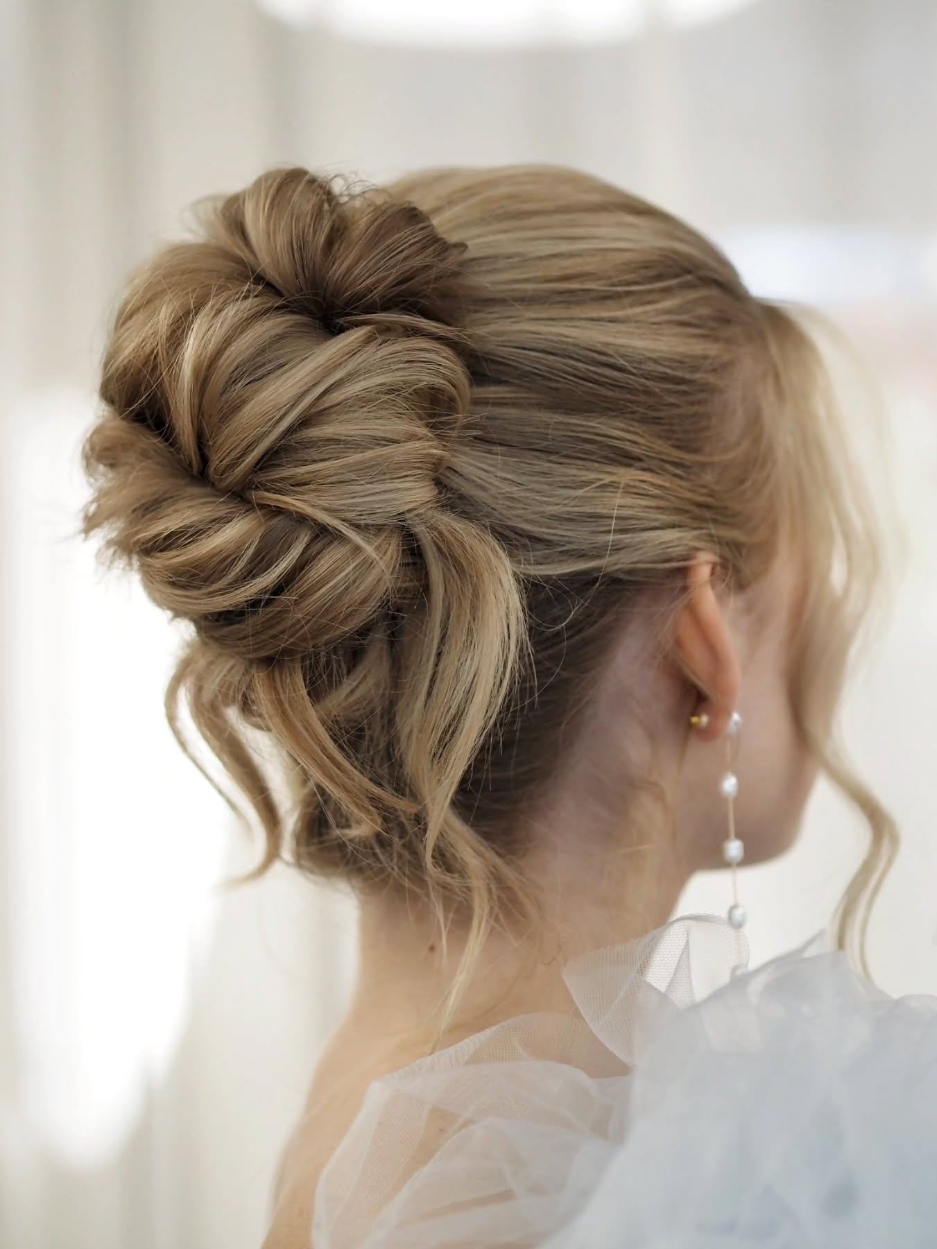 Elegant Twisted Bun Updo