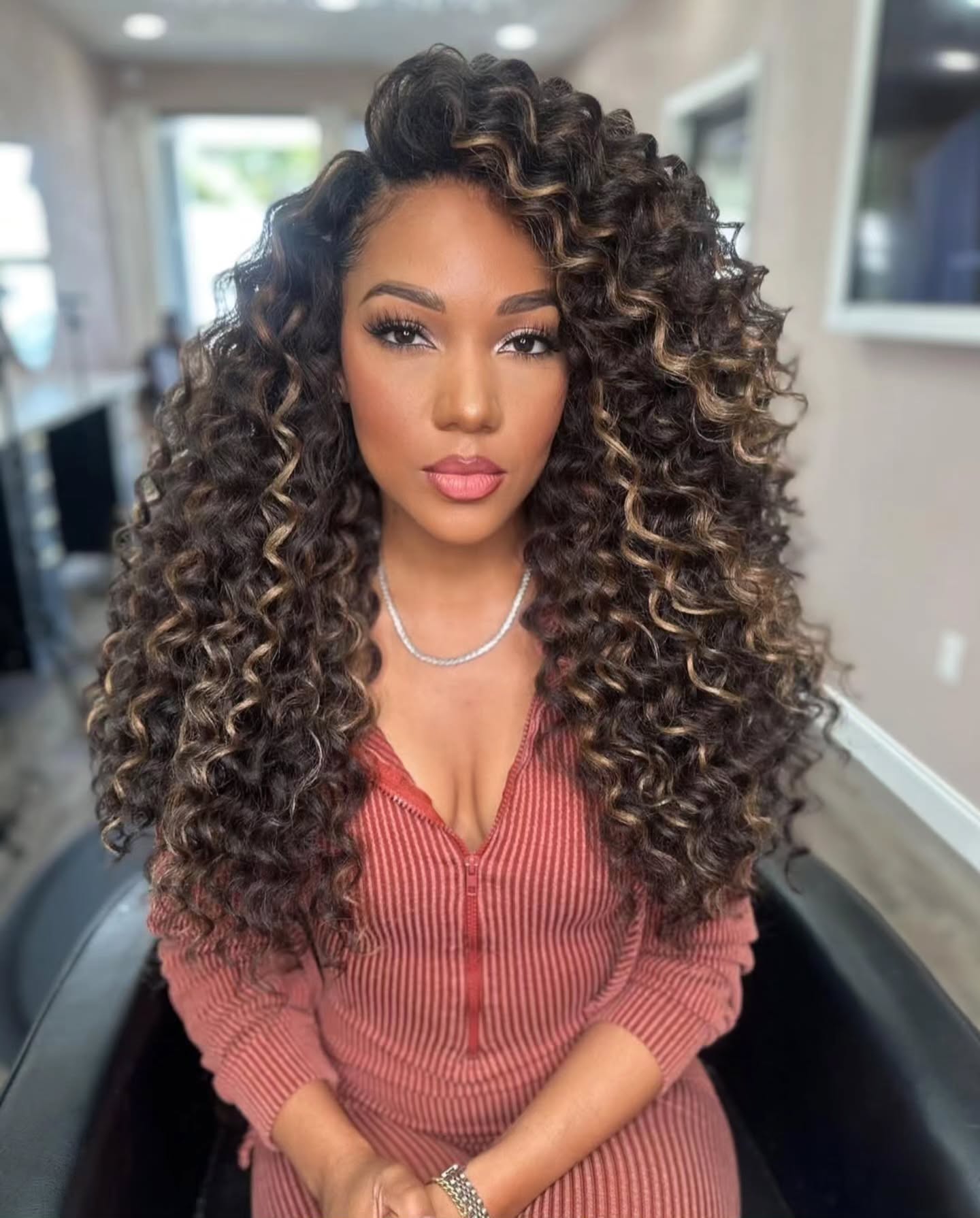 Extravagant Natural Spiral Crochet Curls