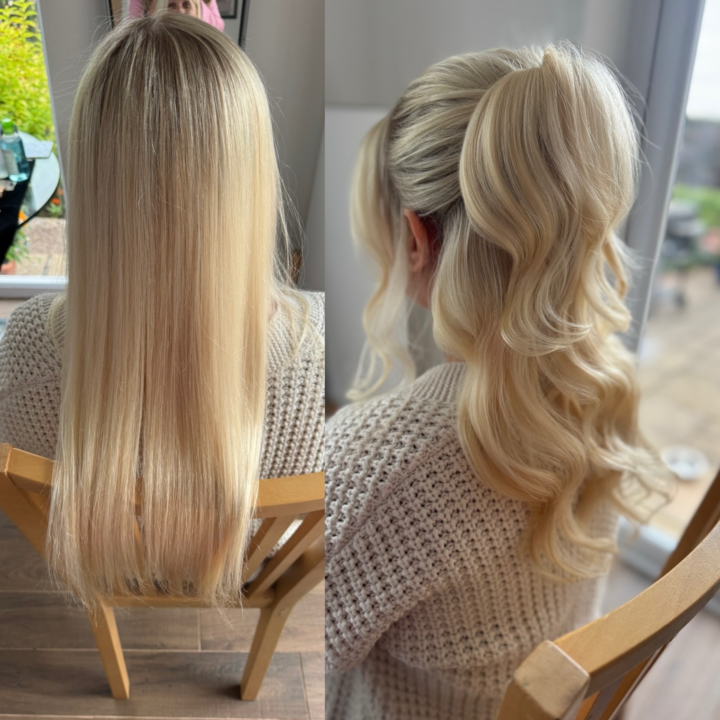 Smooth Blonde Transformation with Soft Waves