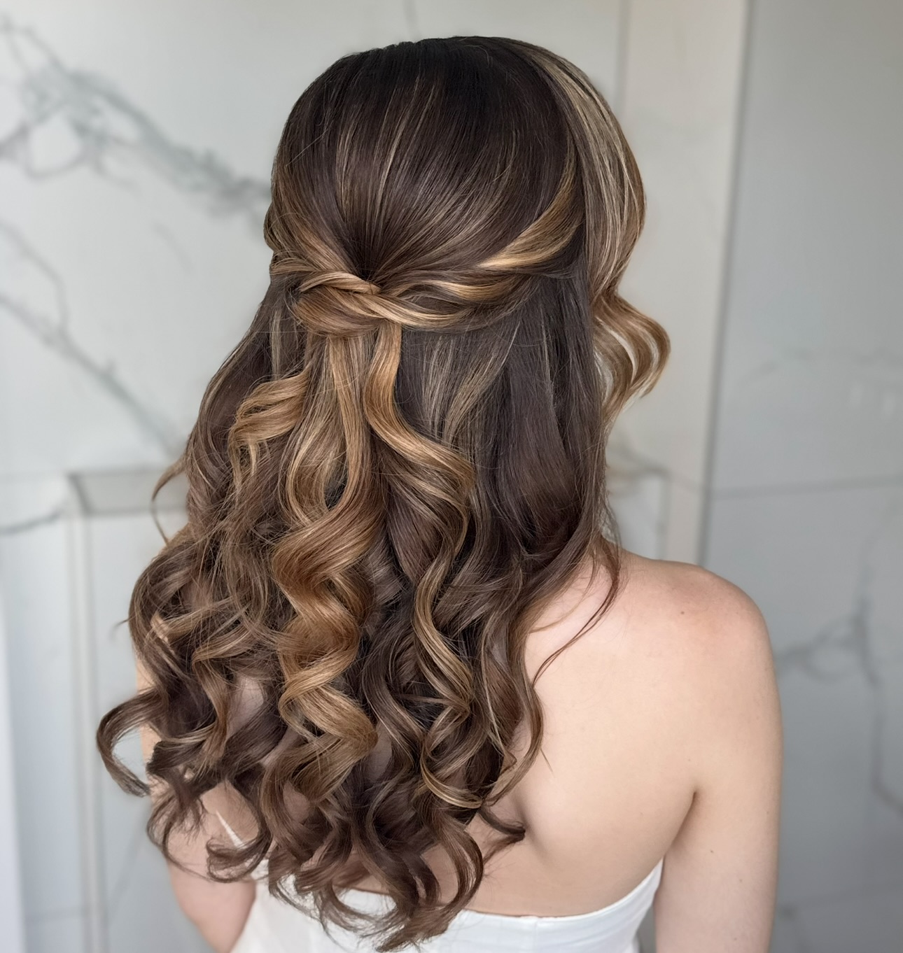 Twisted Chocolate and Caramel Ribbon Curls