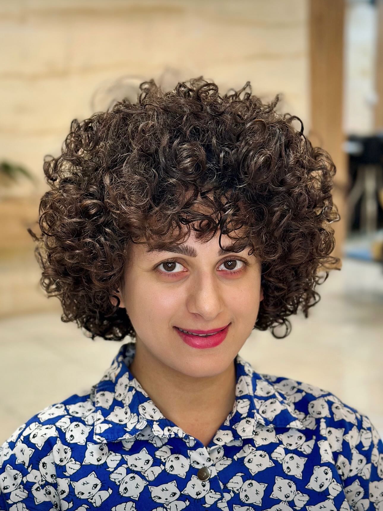 Effortlessly Natural Tousled Curls