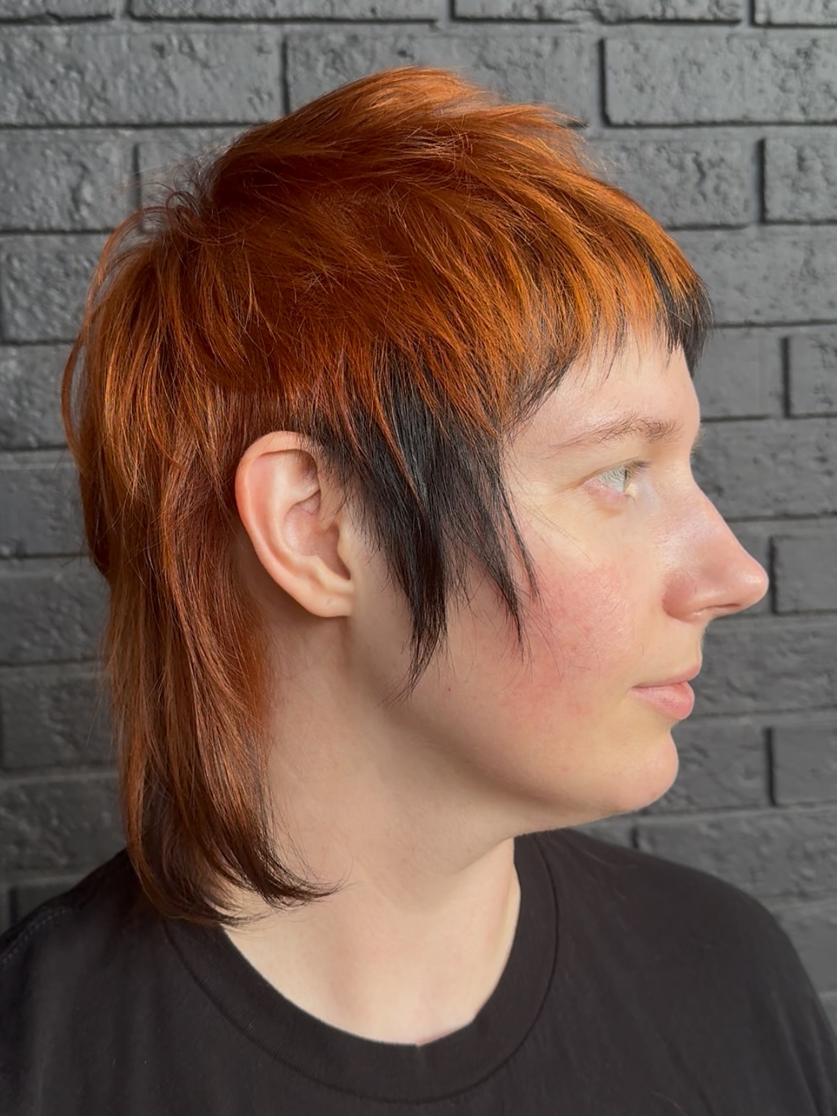 Fiery Copper Pixie with Tapered Nape