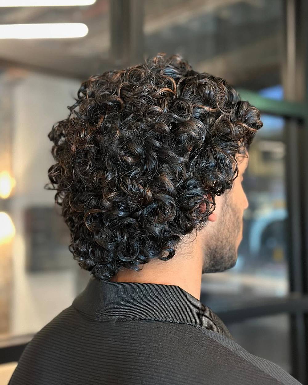 Stylish Curly Shag with Defined Layers