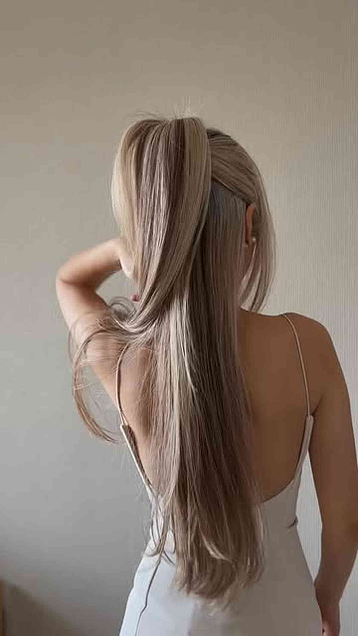 Long Straight Hair with Subtle Layers