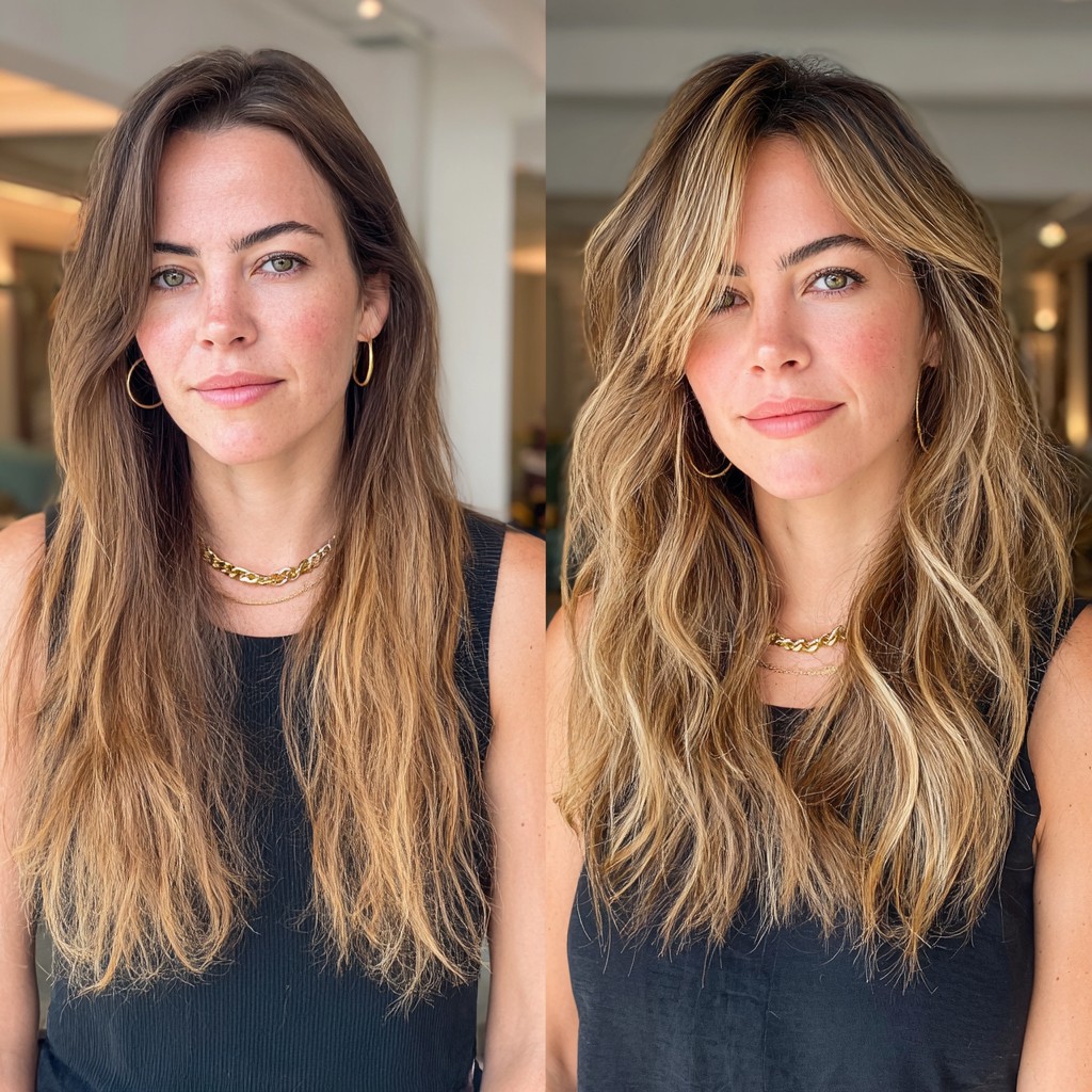 Luminous Beach Waves with Subtle Highlights