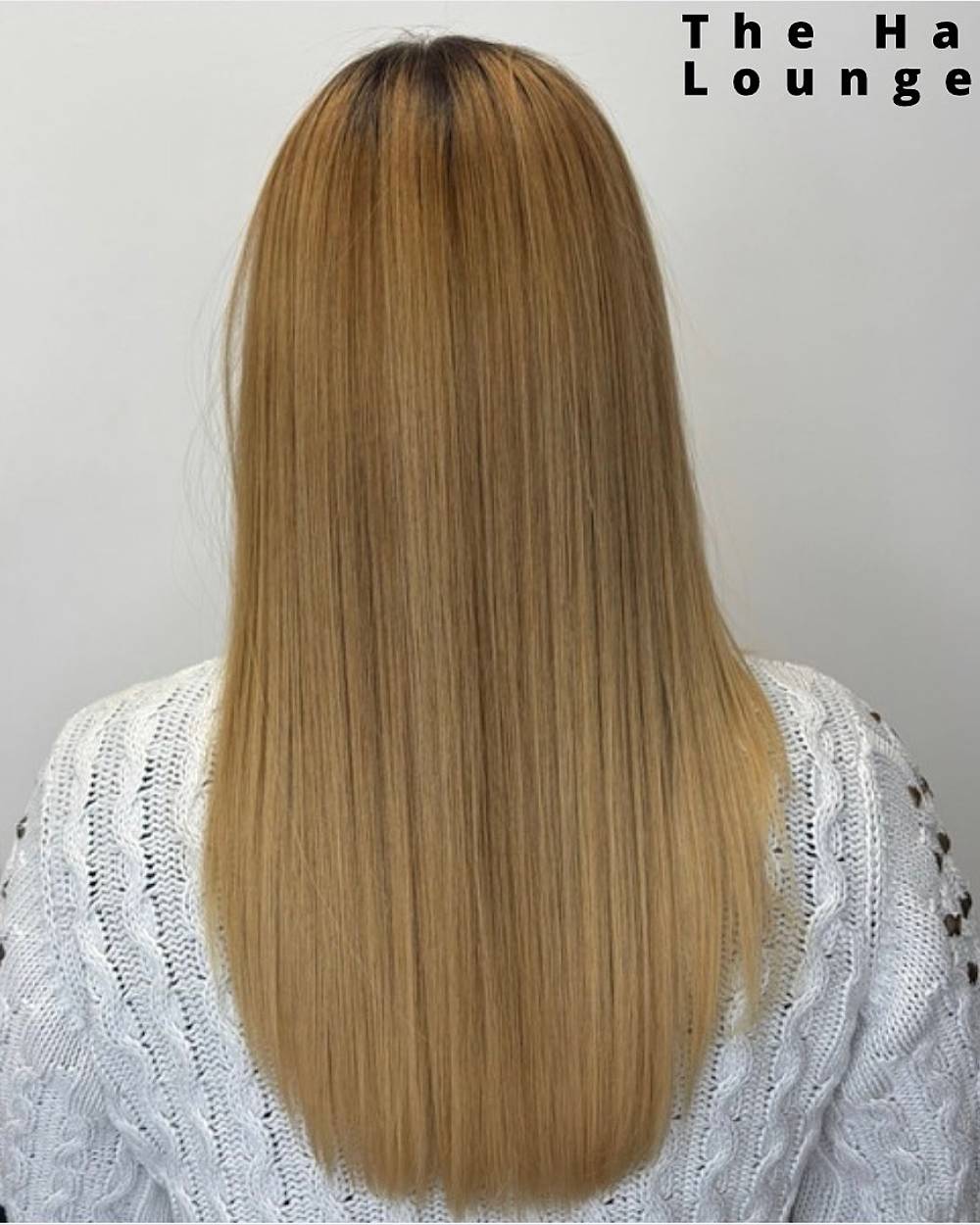 Sleek Long Straight Hair with Soft Ashy Undertones