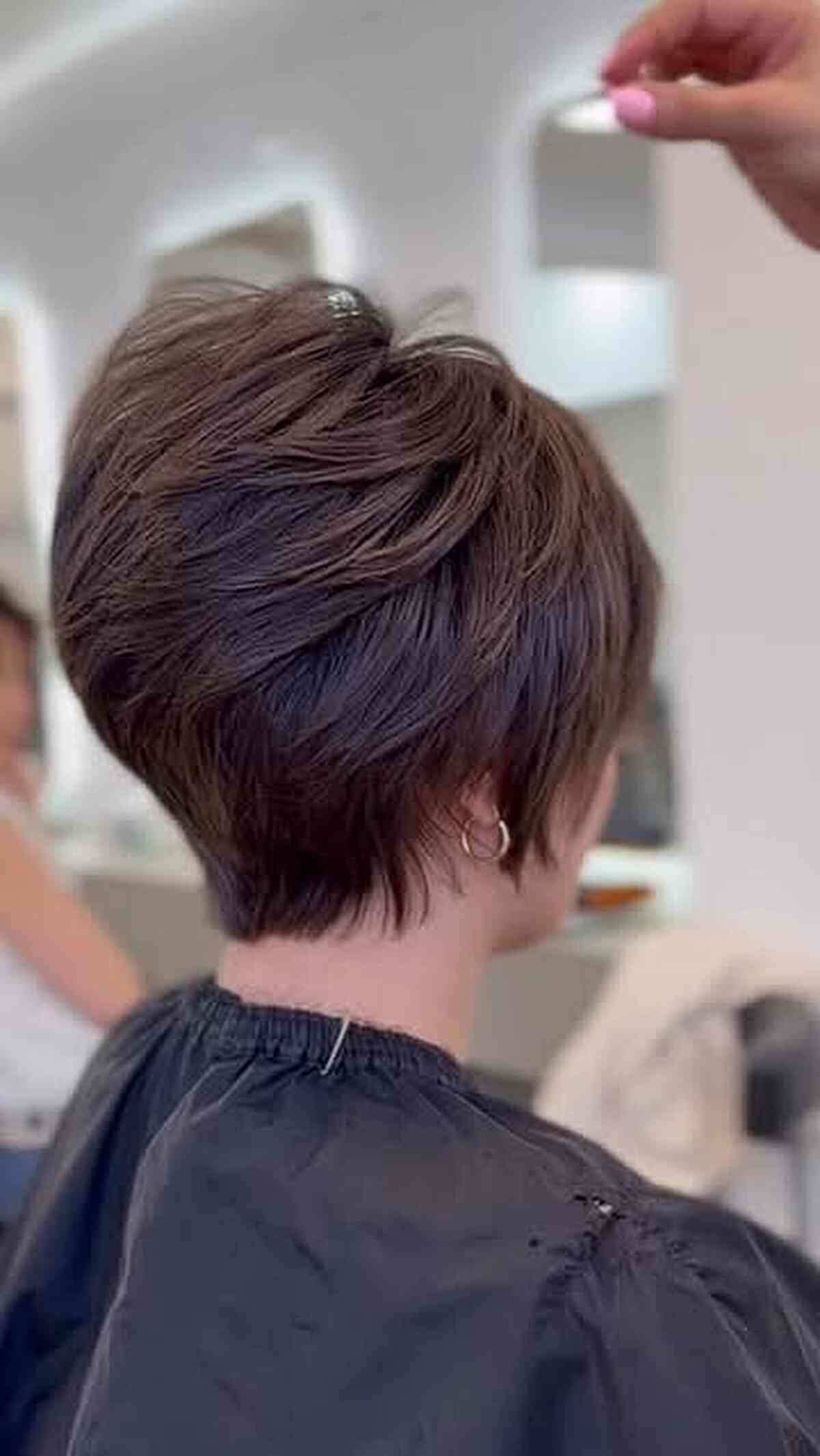 Textured Pixie Cut with Volume