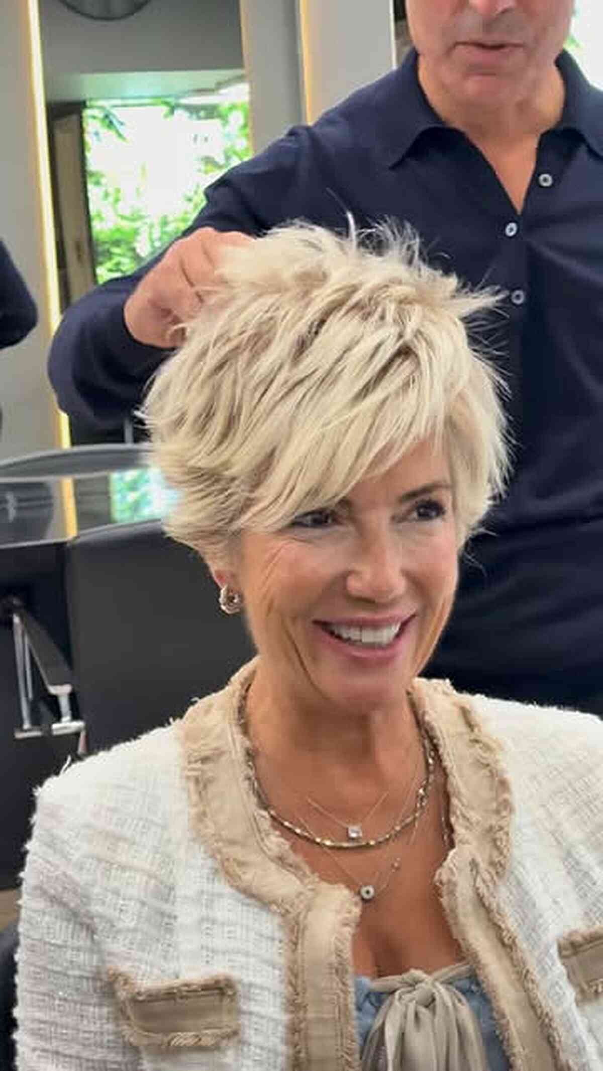 Choppy Pixie for a Fresh Look Over 60