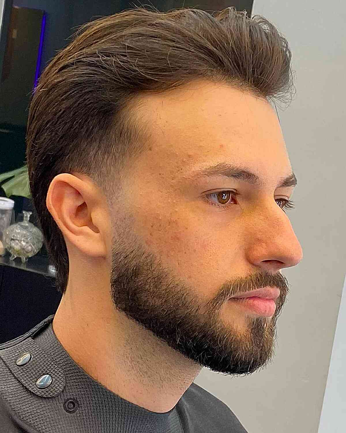 Modern Textured Undercut with Tapered Sides