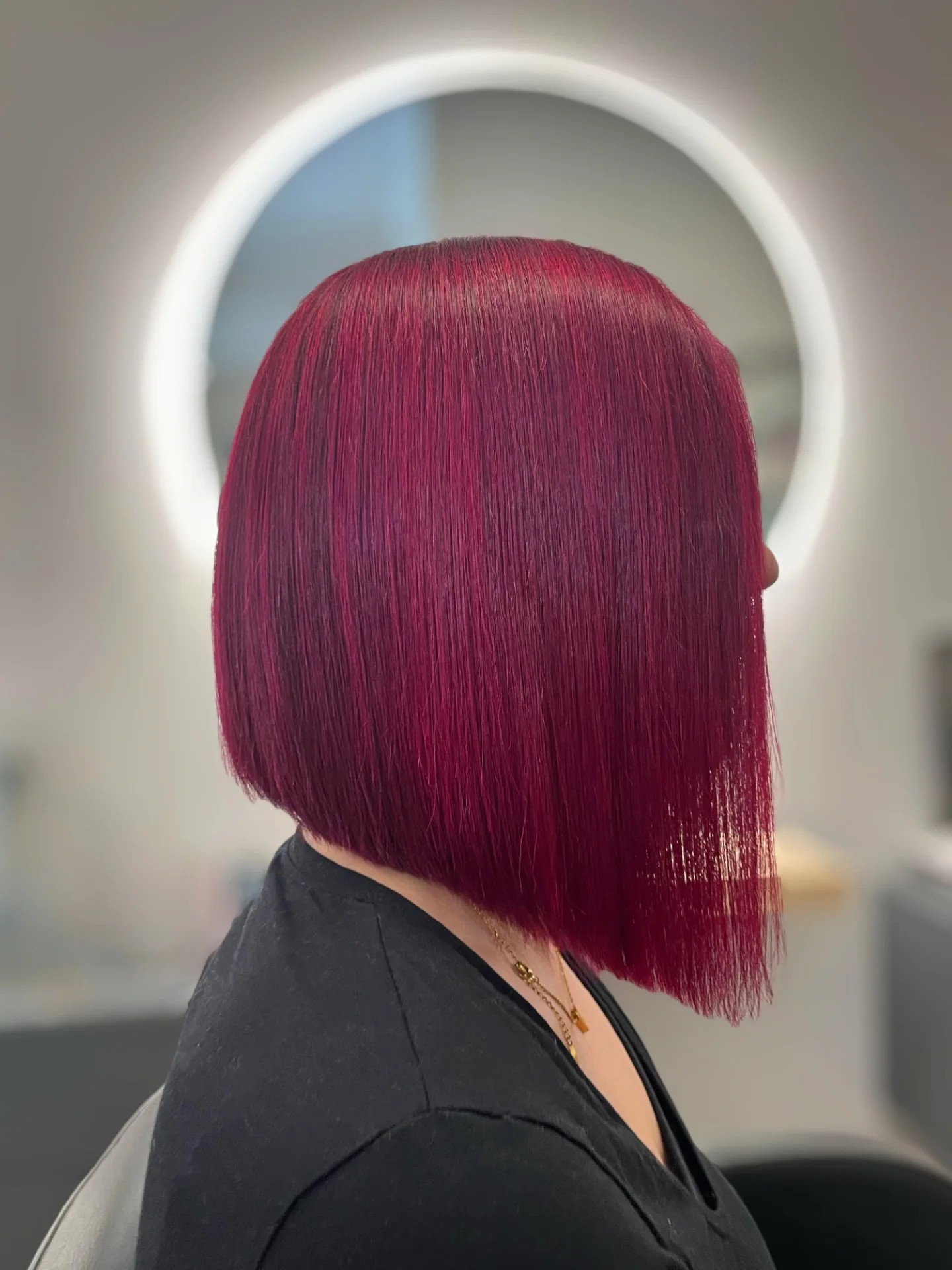 Striking Magenta Precision Bob