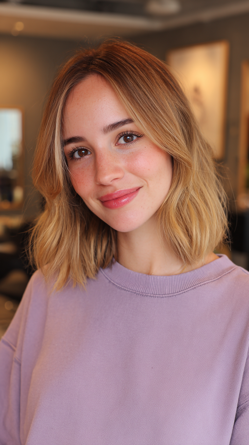 Effortless Beachy Waves Long Bob