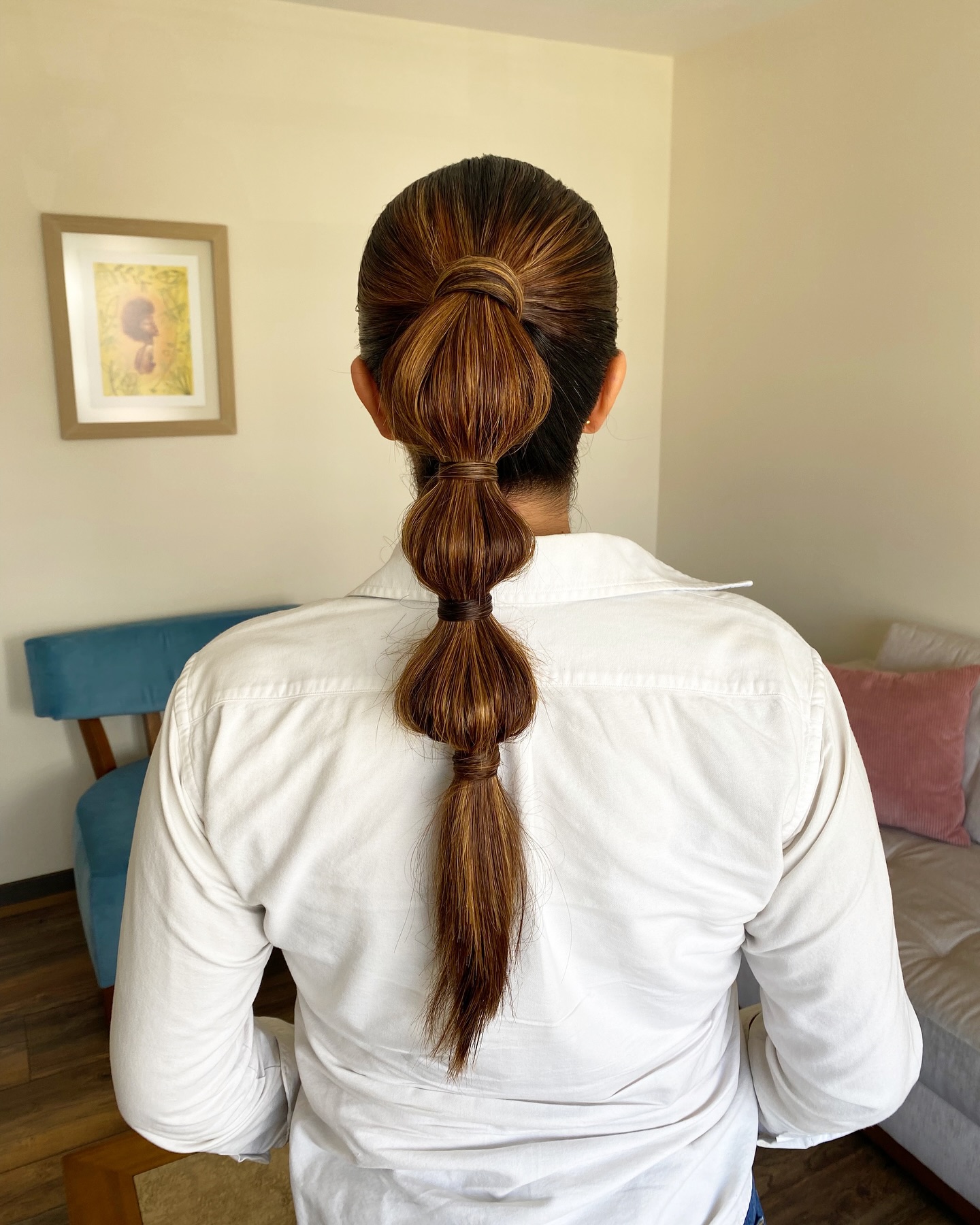 Structured Triple-Banded Ponytail