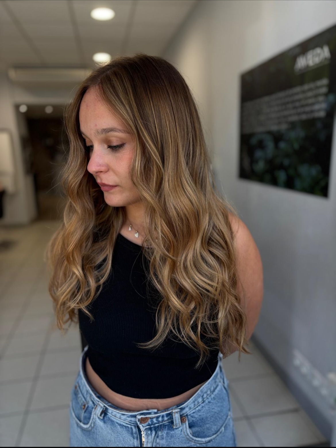 Sunkissed Caramel Waves with Soft Layers
