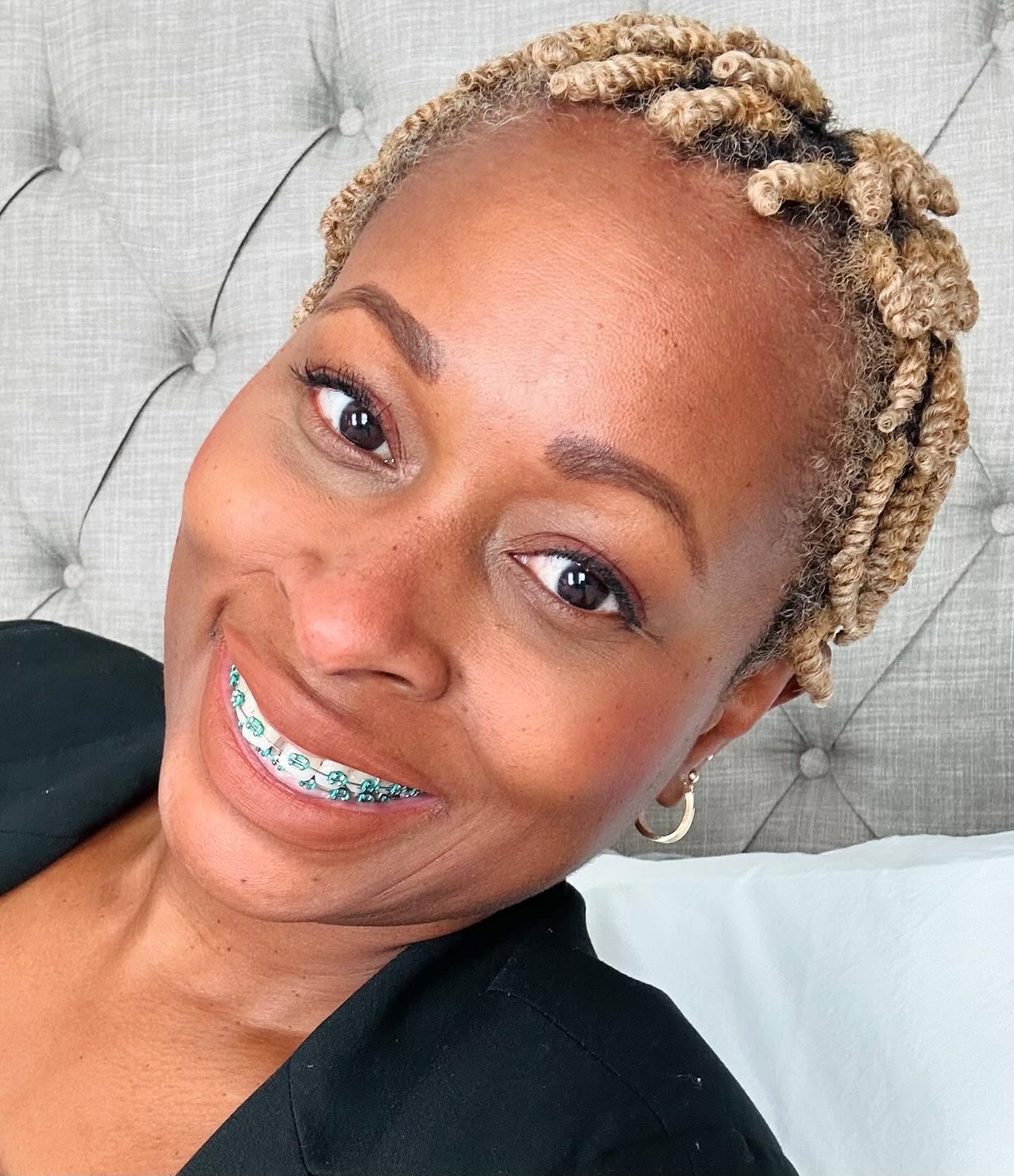 Blonde Twisted TWA with Natural Undercut