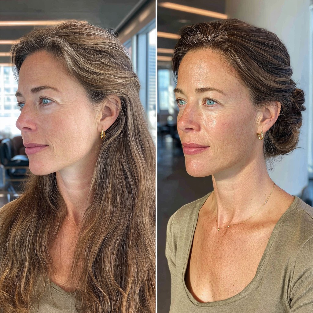 Classic Natural Waves to Textured Bundled Upstyle