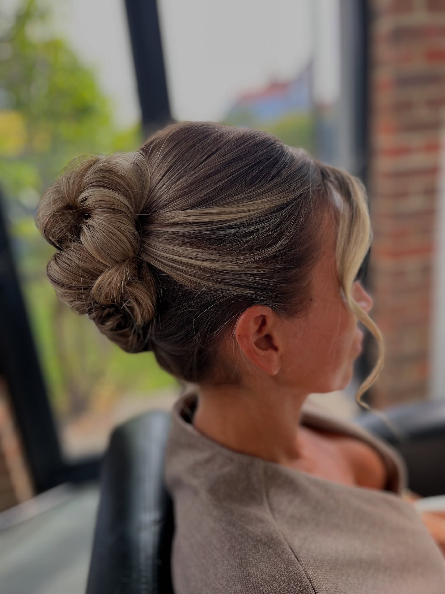 Effortless Multi-Twisted Bun Hairstyle