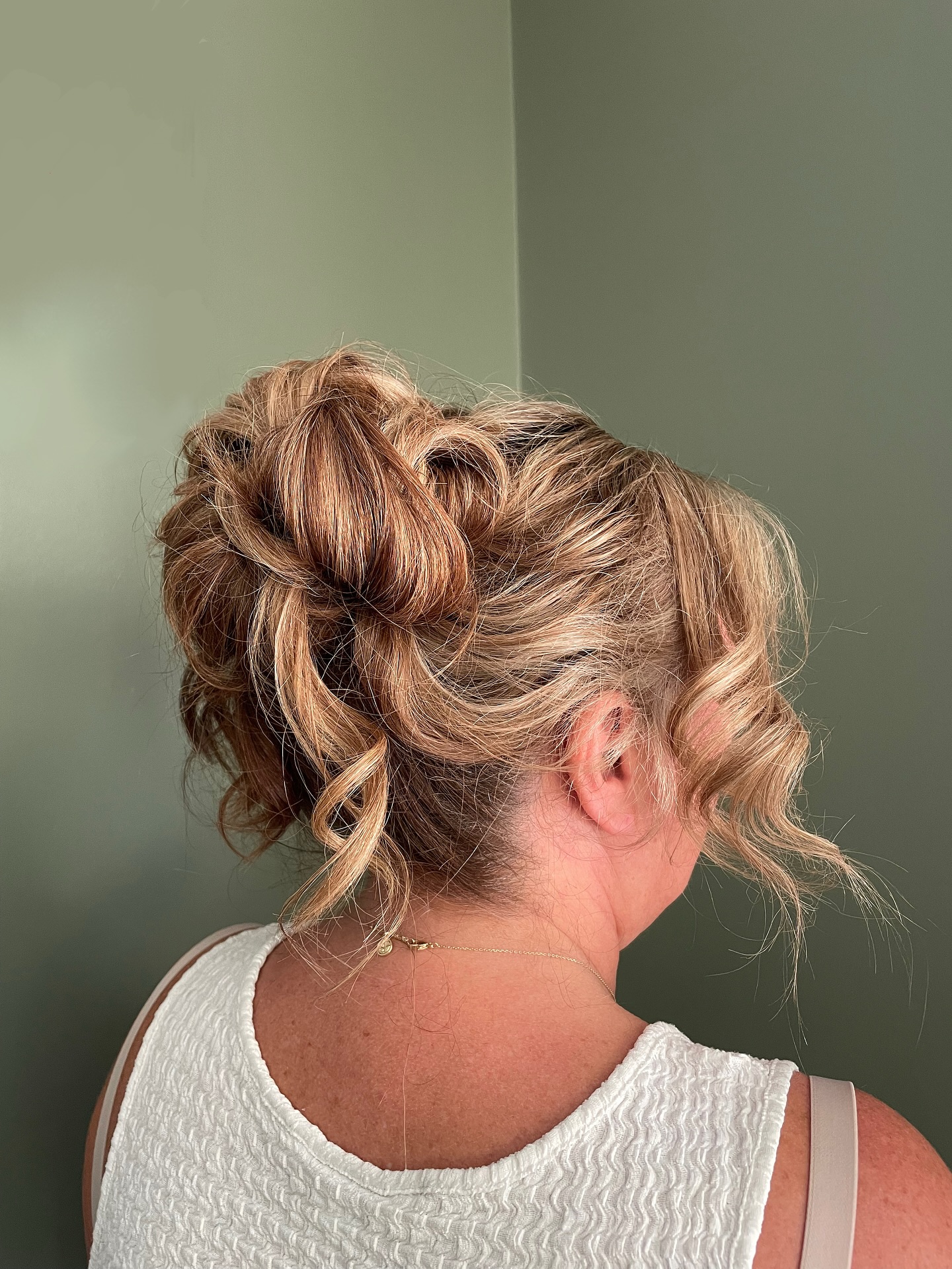 Loose Tendril Romantic Updo