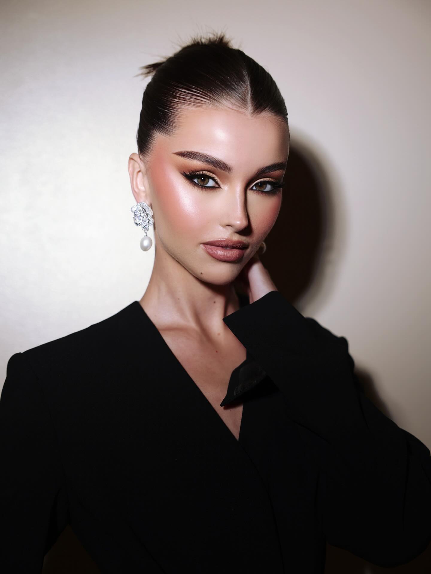 Sleek High Ponytail with Sculpted Front