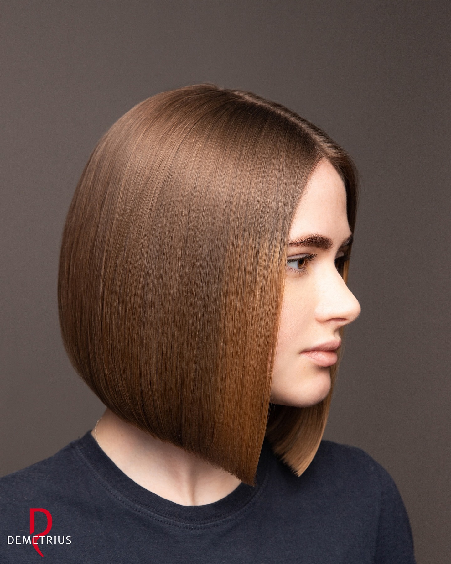 Smooth Precision-Cut Brown Bob