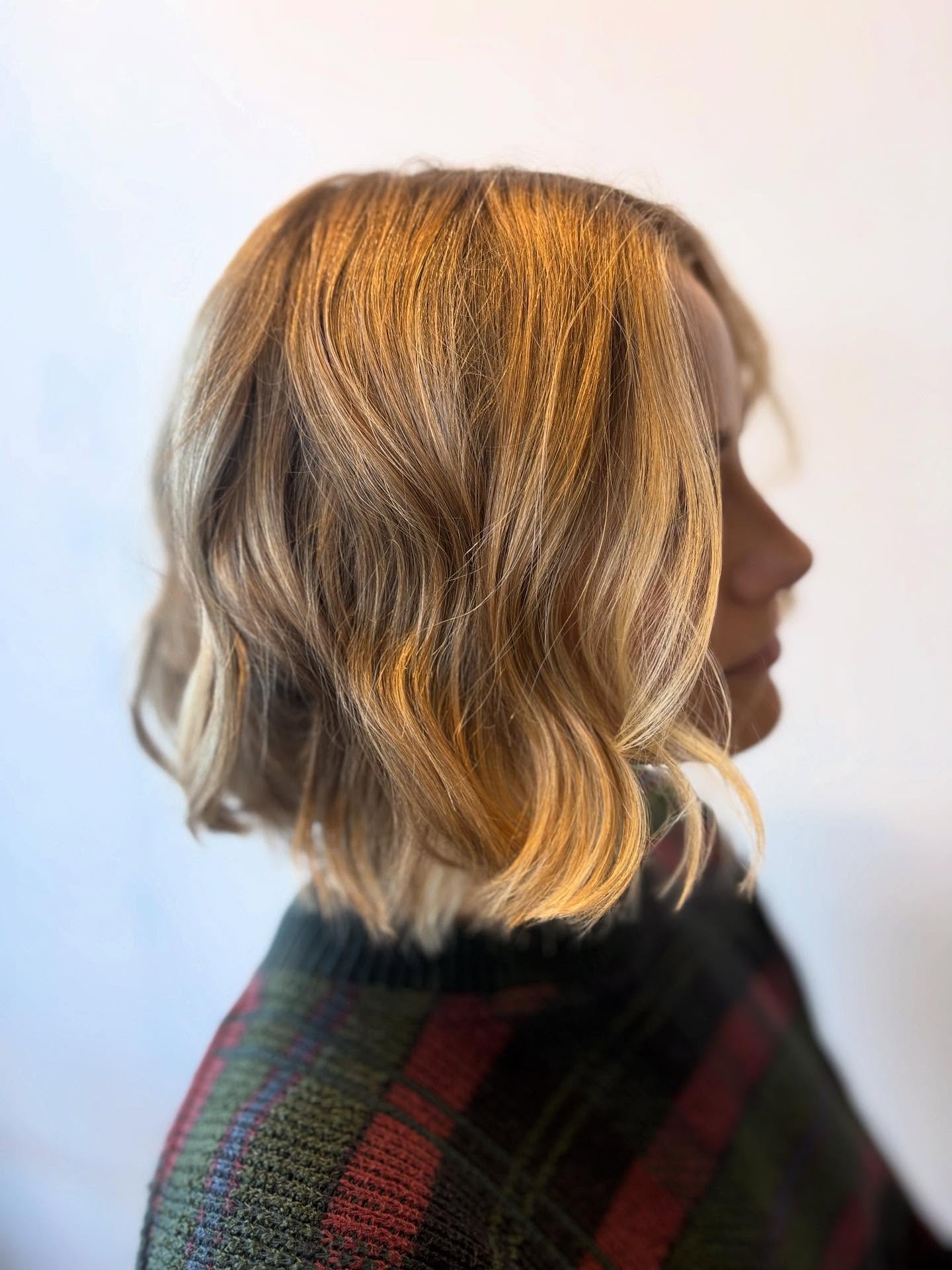 Stylish Choppy Bob with Soft Waves