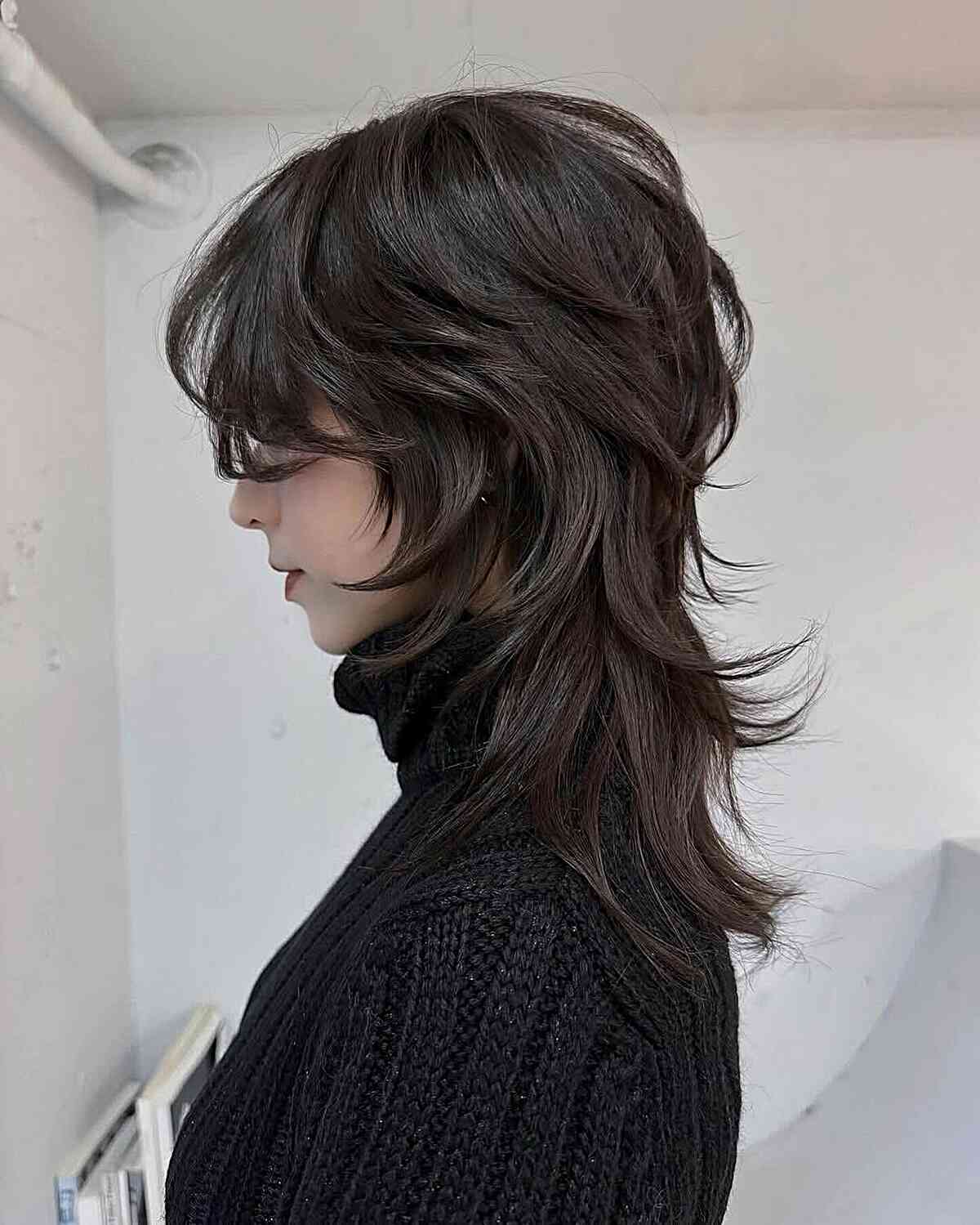 Trendy Shaggy Mullet with Soft Layers