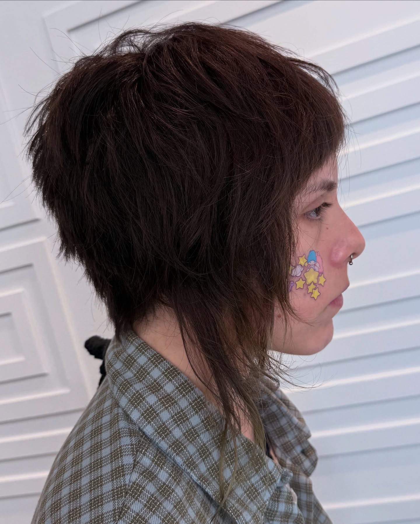 Asymmetrical Textured Short Cut with Side Bangs