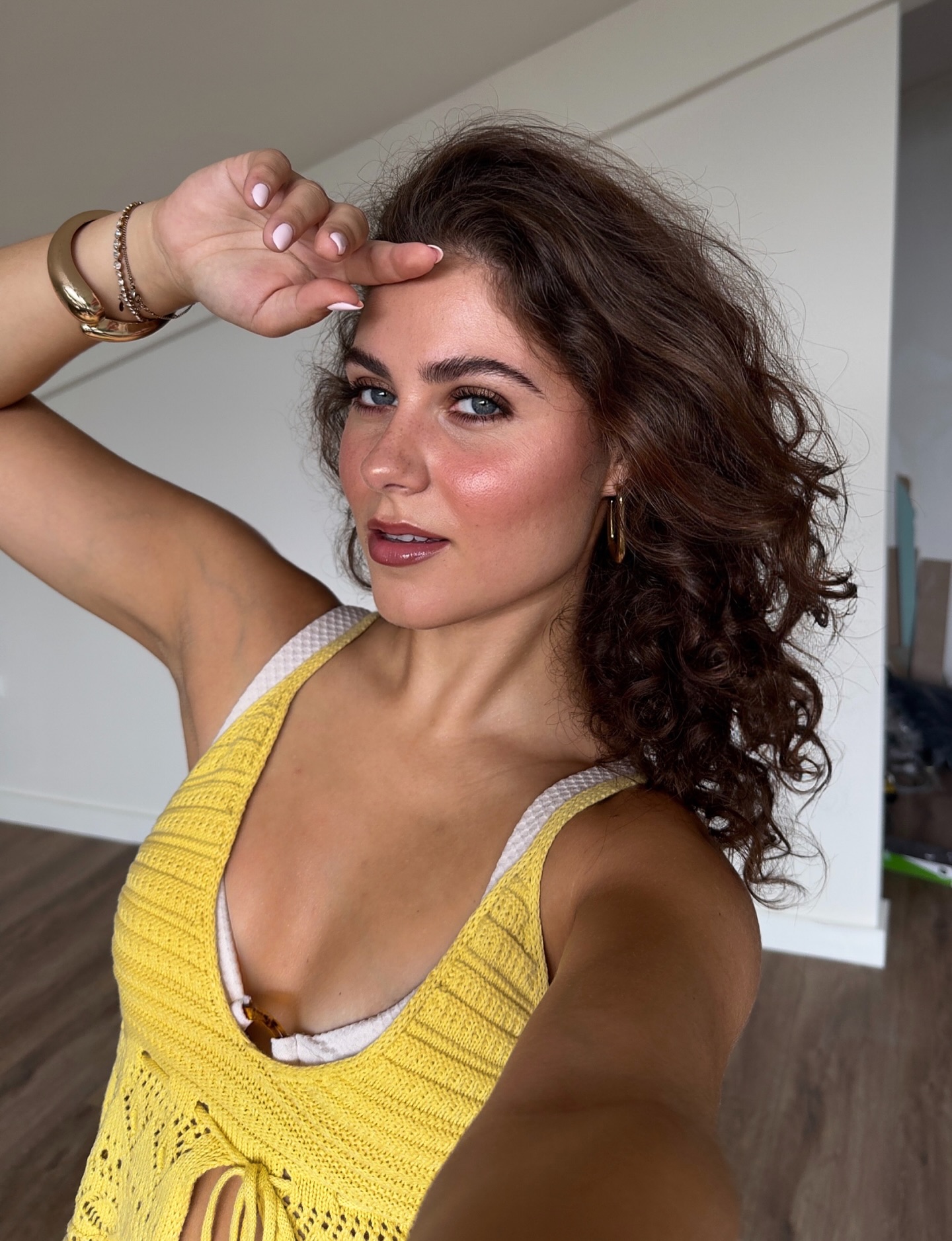 Casual Copper Curls with Soft Volume