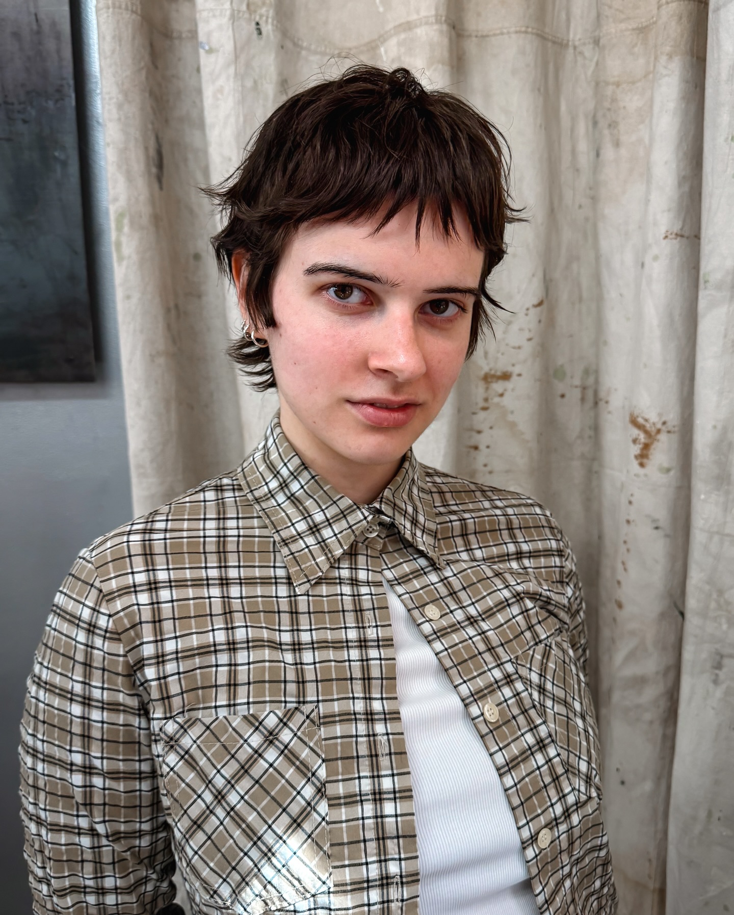 Chic Textured Crop with Playful Fringe