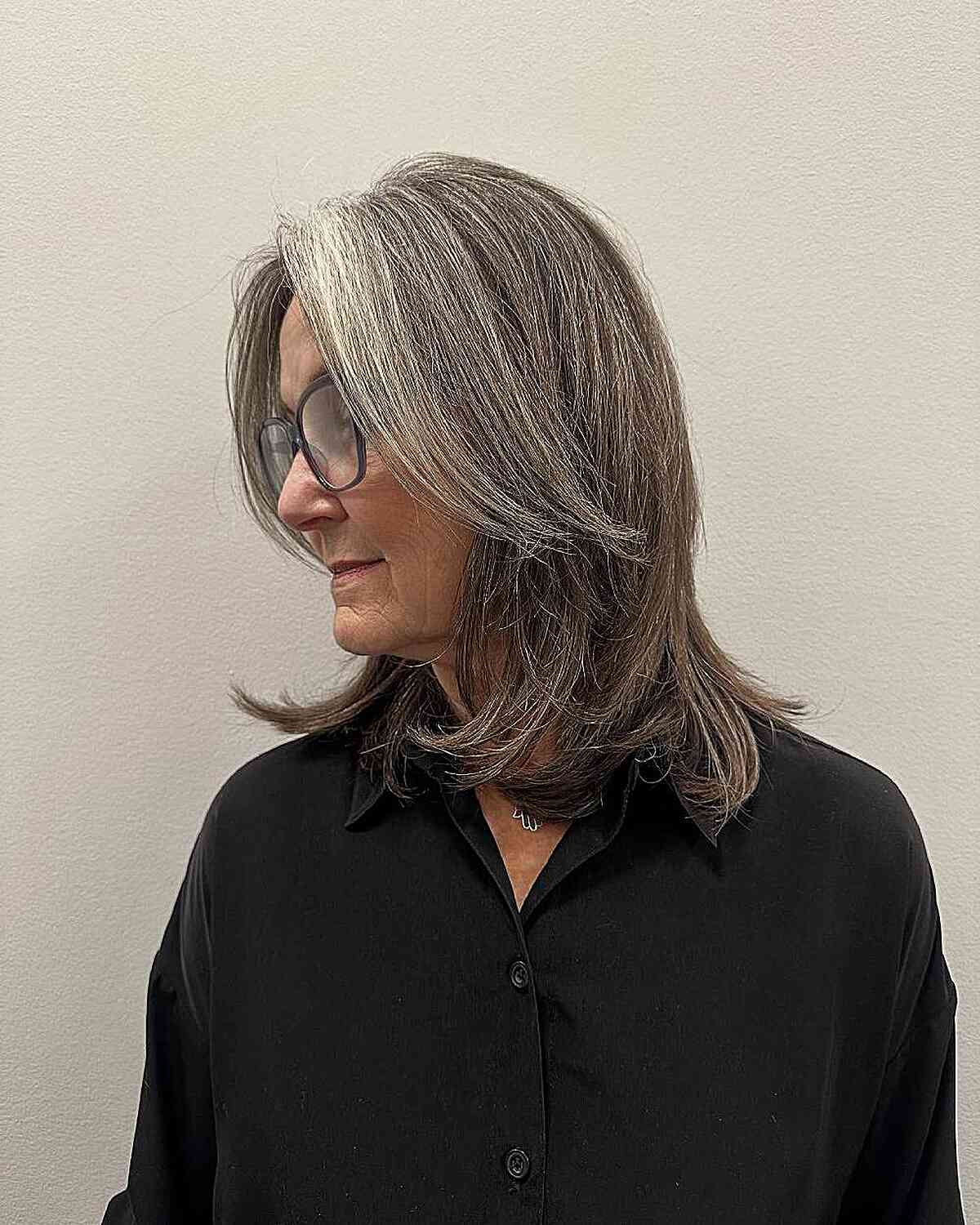 Elegant Long Bob with Subtle Layers