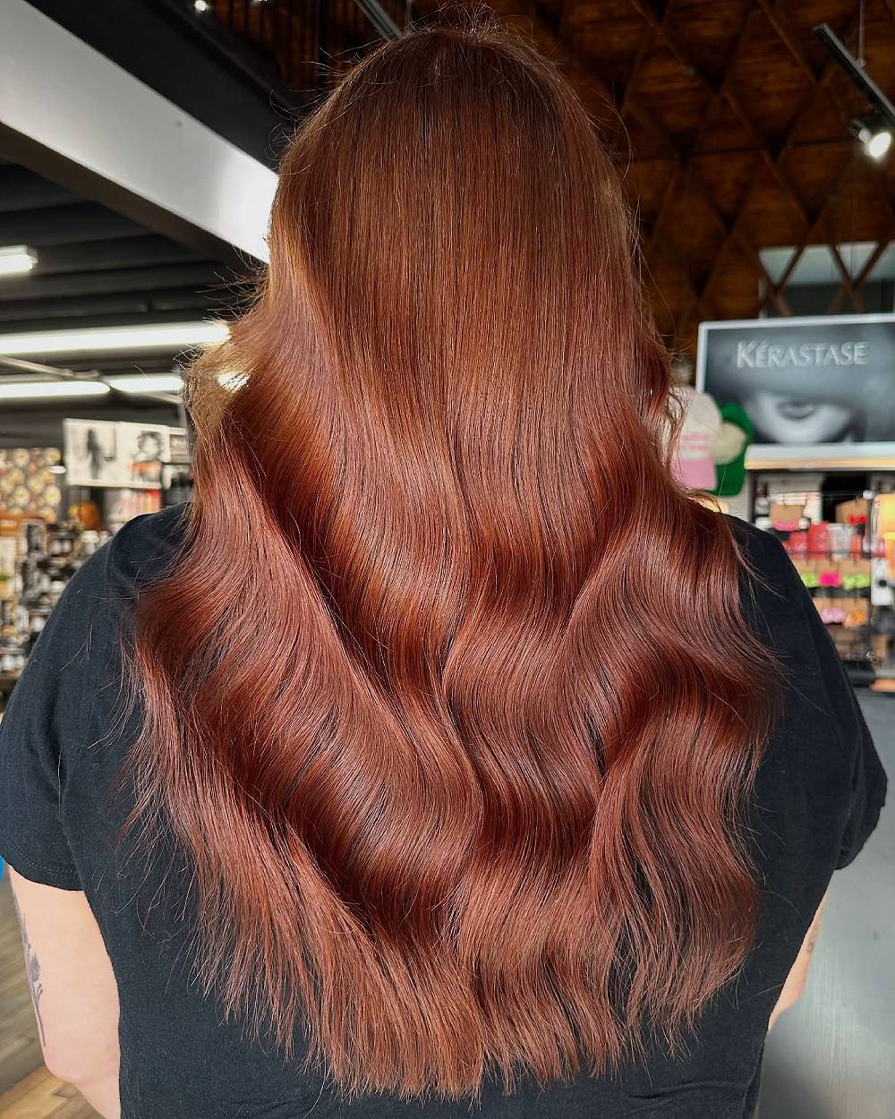Gorgeous Deep Copper Long Waves with Soft Body