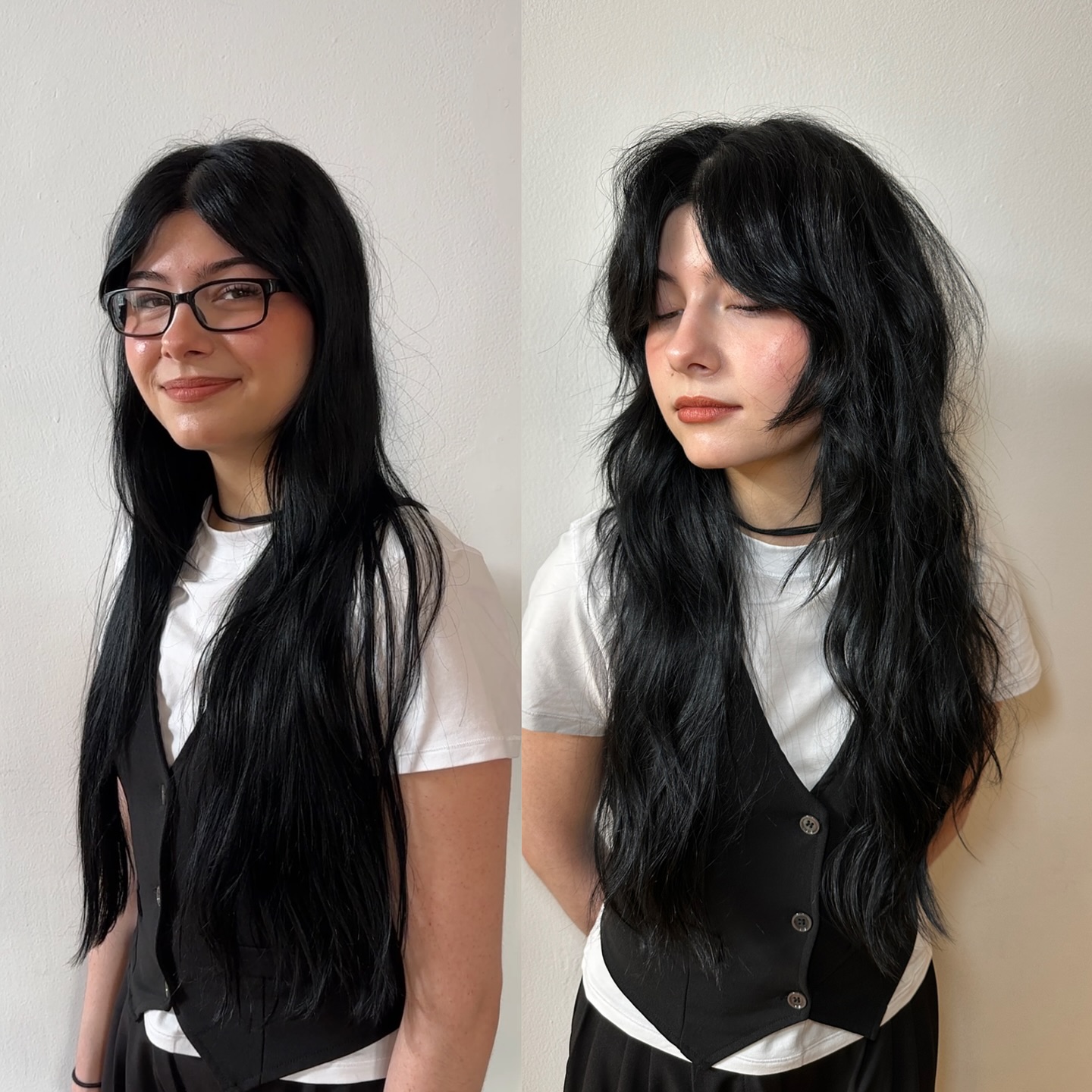 Textured Shaggy Wolf Cut with Face-Framing Layers