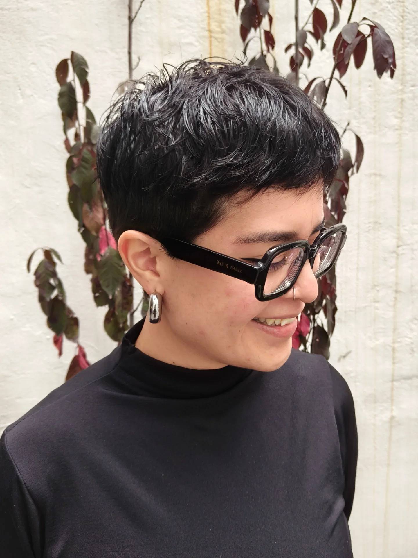 Textured Short Pixie with Subtle Waves