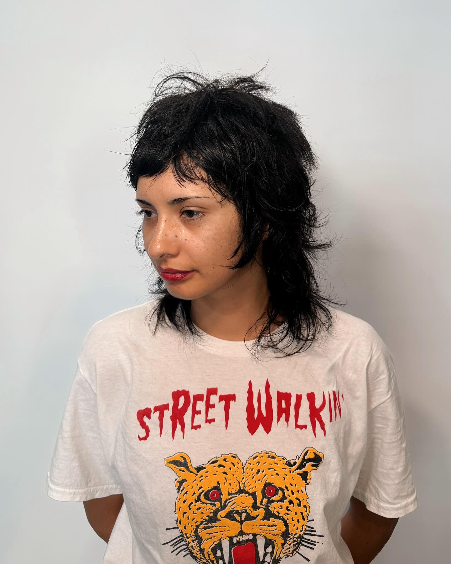 Textured Tousled Bob with Jagged Bangs