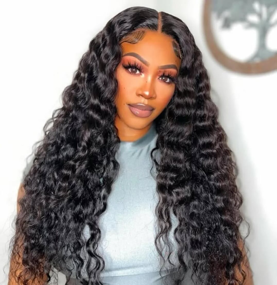 Glamorous Deep Waves with Center Part