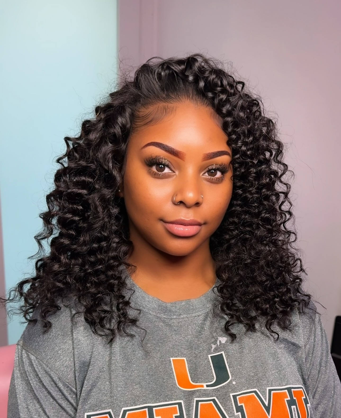 Luxurious Deep Wave With Intricate Braided Top