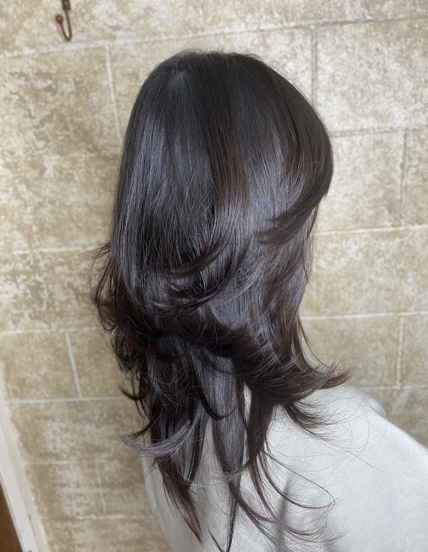 Softly Layered Shaggy Wolf Cut with Natural Movement