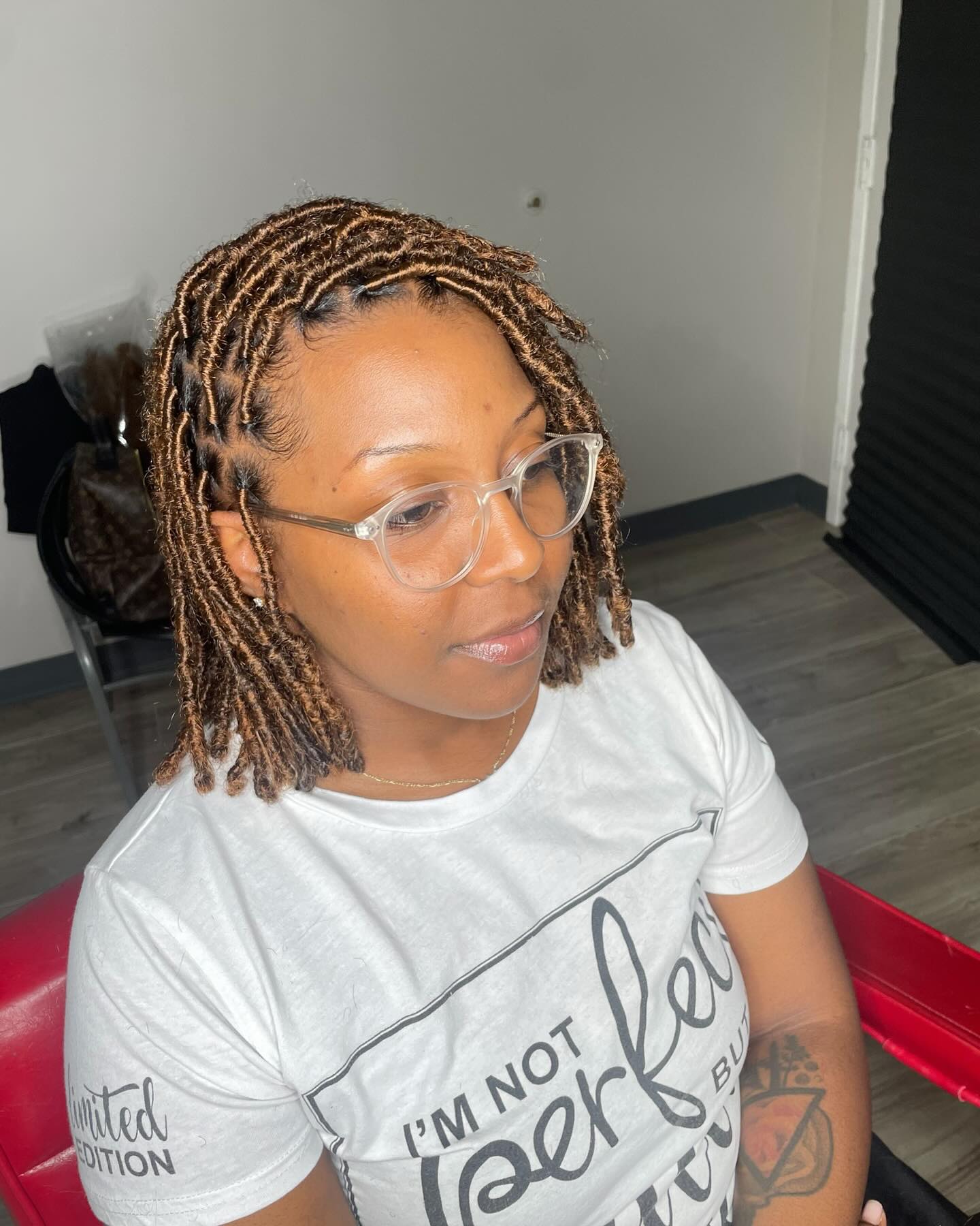Subtle Ombre-Effect Short Dreadlocks